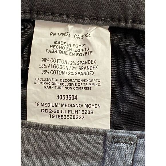 LEE Women’s 18 Medium Mid-Rise Straight Leg Jeans in Charcoal - Picture 12 of 12